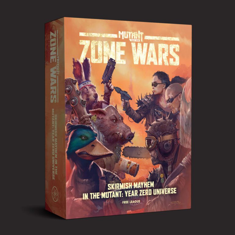Expansión Zone Wars Robots & Psiónicos Para Mutant Year Zero - Miniaturas 32 Mm, 2 Facciones, Juego De Mesa