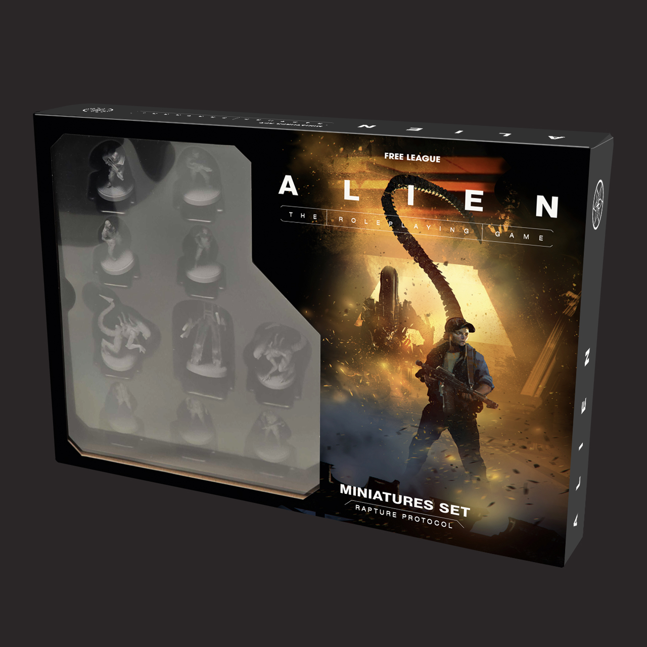 Alien RPG Miniatures Set Rapture Protocol Boxed Miniatures Set -  Free League