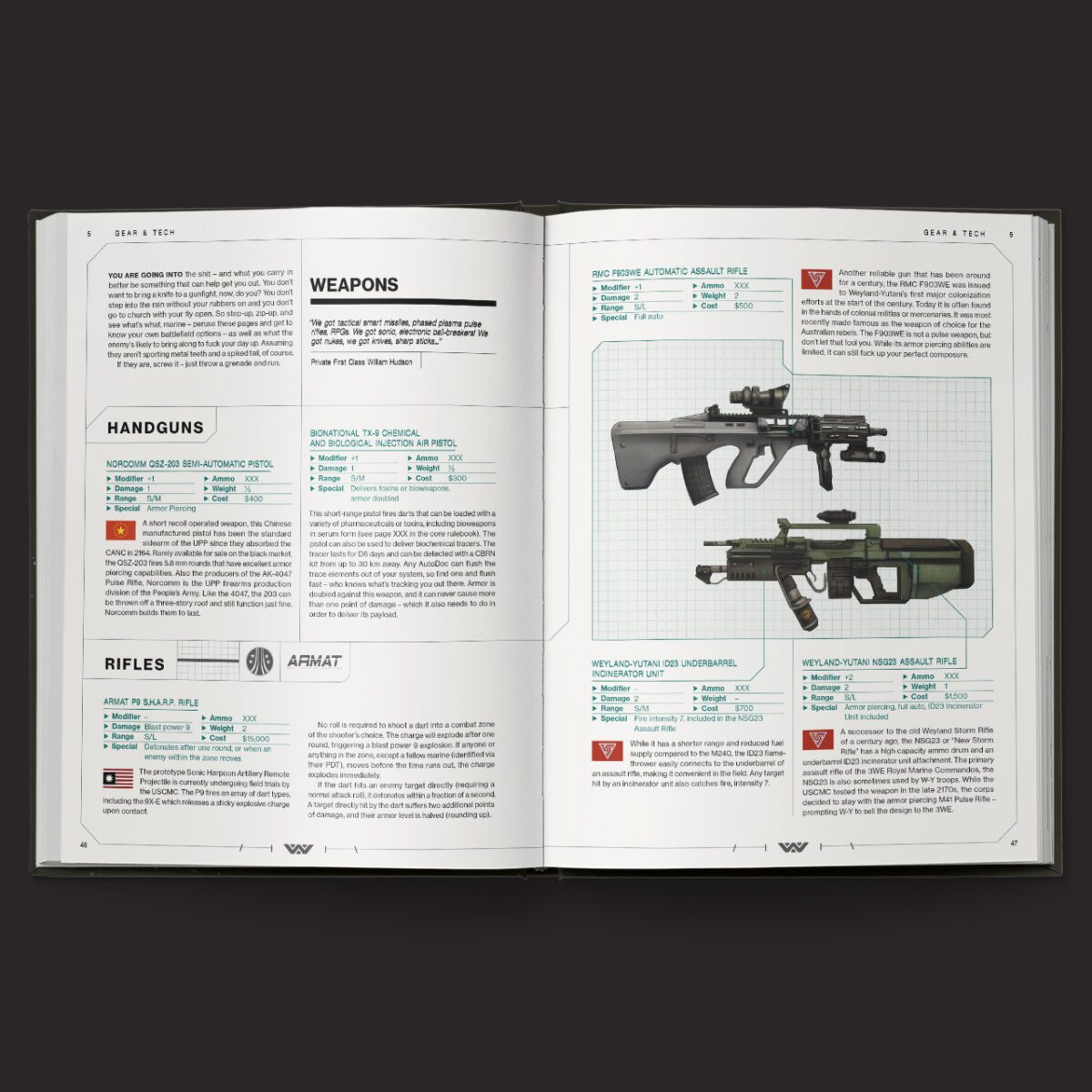 Colonial Marines Operations Manual Evolved Edition - Free League Publishing