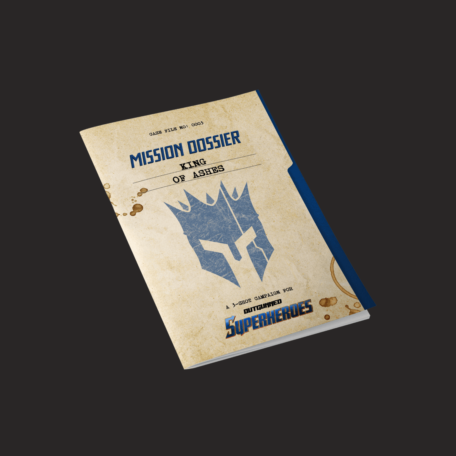 King of Ashes: Outgunned Superheroes Mission Dossier: -  Free League