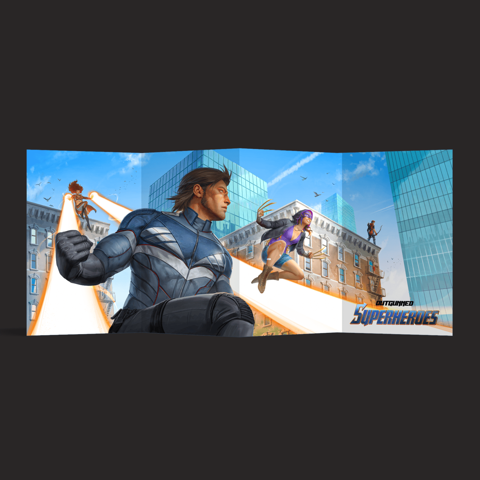 Super Screen: Outgunned Superheroes -  Free League